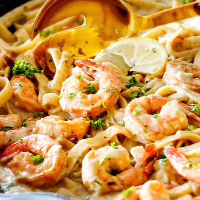Fettuccine Alfredo.