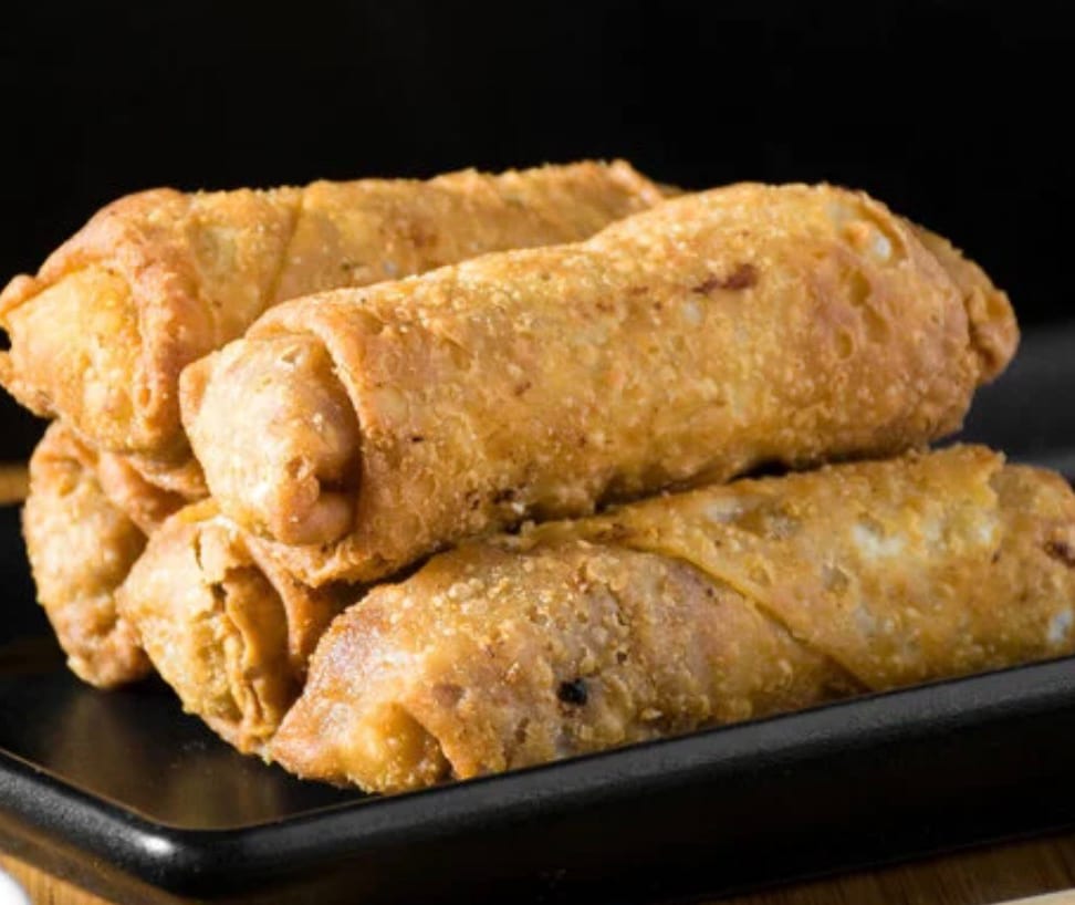 Cheese Steak Egg Rolls.