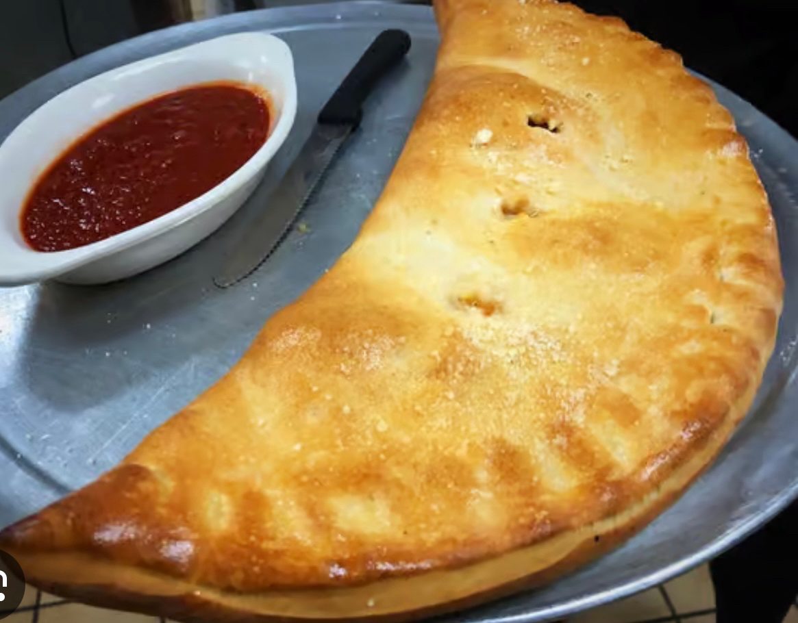 Mozzarella & Ricotta Cheese Calzone.